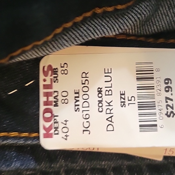 SO Authentic American Heritage Junior's Size 15/31" Low Rise Bootcut Stretch - Picture 8 of 8